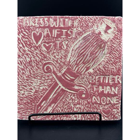 Kitschy Ceramic Trivet/Art - Picture 5 of 7